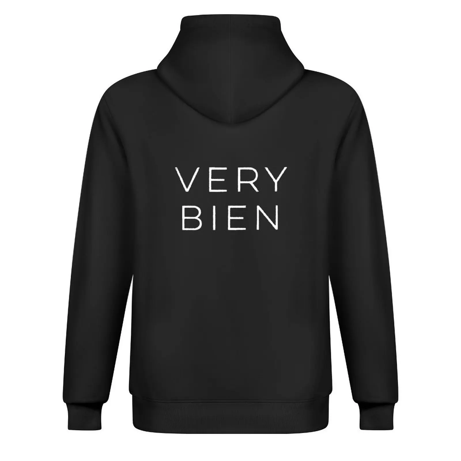 Funny Sayings Very Bien Basic B French Novelty Francais Bilingual Hoodie clothes for men blouse autumn jacket men hoodie men