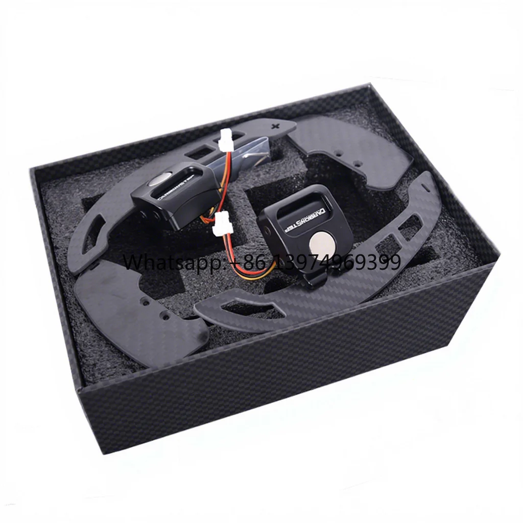 Car Steering Wheel Magnetic Paddle Shifter Carbon Fiber for Audi A4 B9 A3 A6 C8 A6L Q7 A7 A7L A8L S6 S7 S8L RS6 RS7 TT