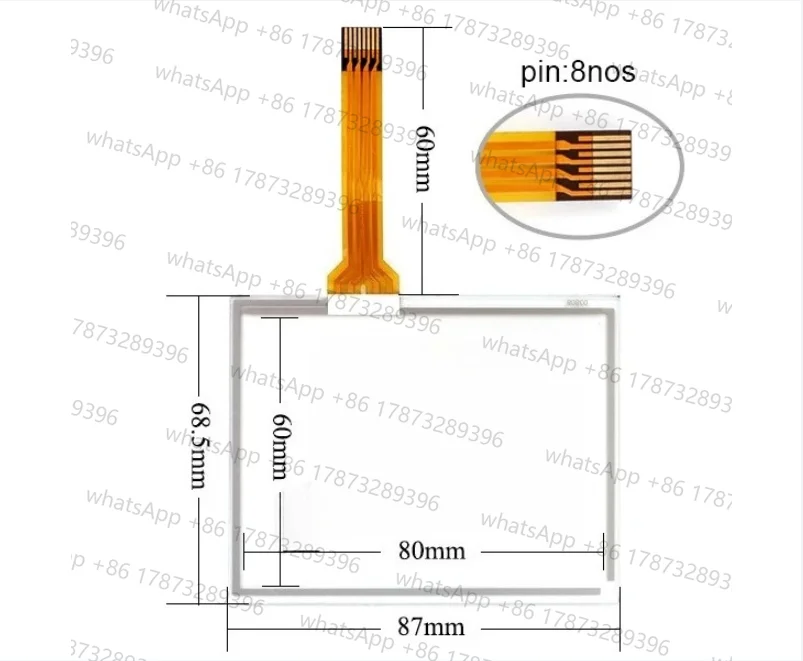 شاشة تعمل باللمس زجاج لوحة محول الأرقام TP-3435S2 TP-3435S3 TP-3435S4 TP-3435S5 TP3435 TP-3435 S1 S2 S3 S4 S5 لوحة لمس