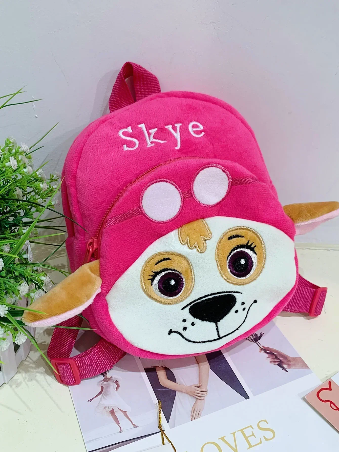 10*18*22cm New Paw Patrol Cartoon Cute Dog Backpack Preschoolers Children Schoolbag Marshall Chase Skye Rubble Birthday Gifts