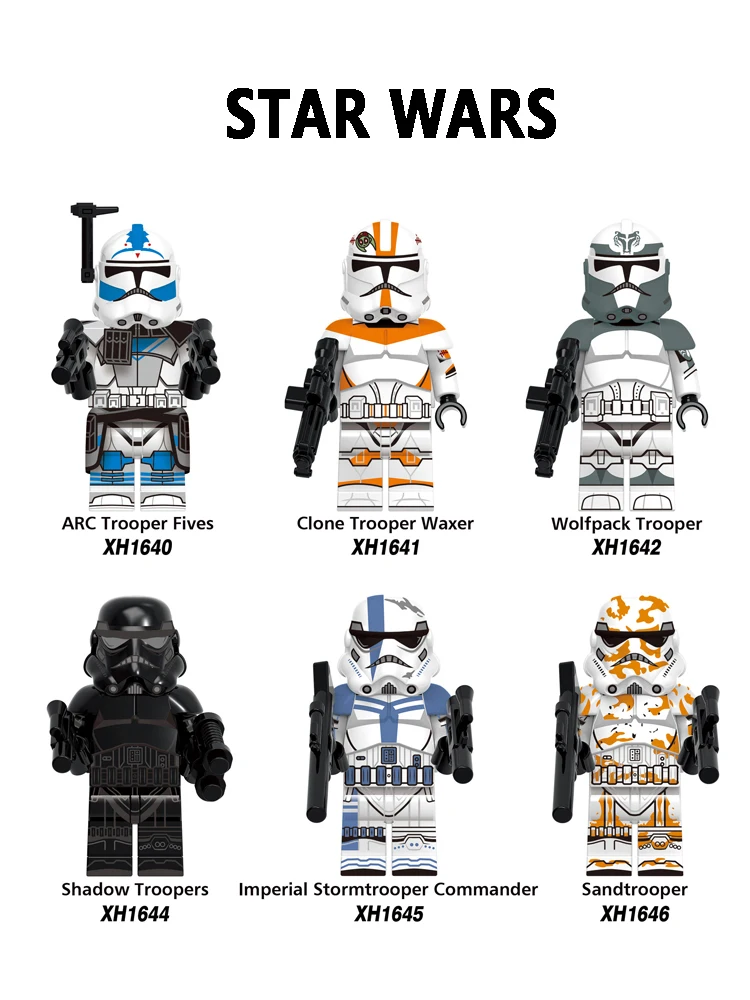 DIsney Marines galictiques 501st figurines X0323 Clone Troopers figurine Tusken Raider modèle assemblage jouets pour enfants