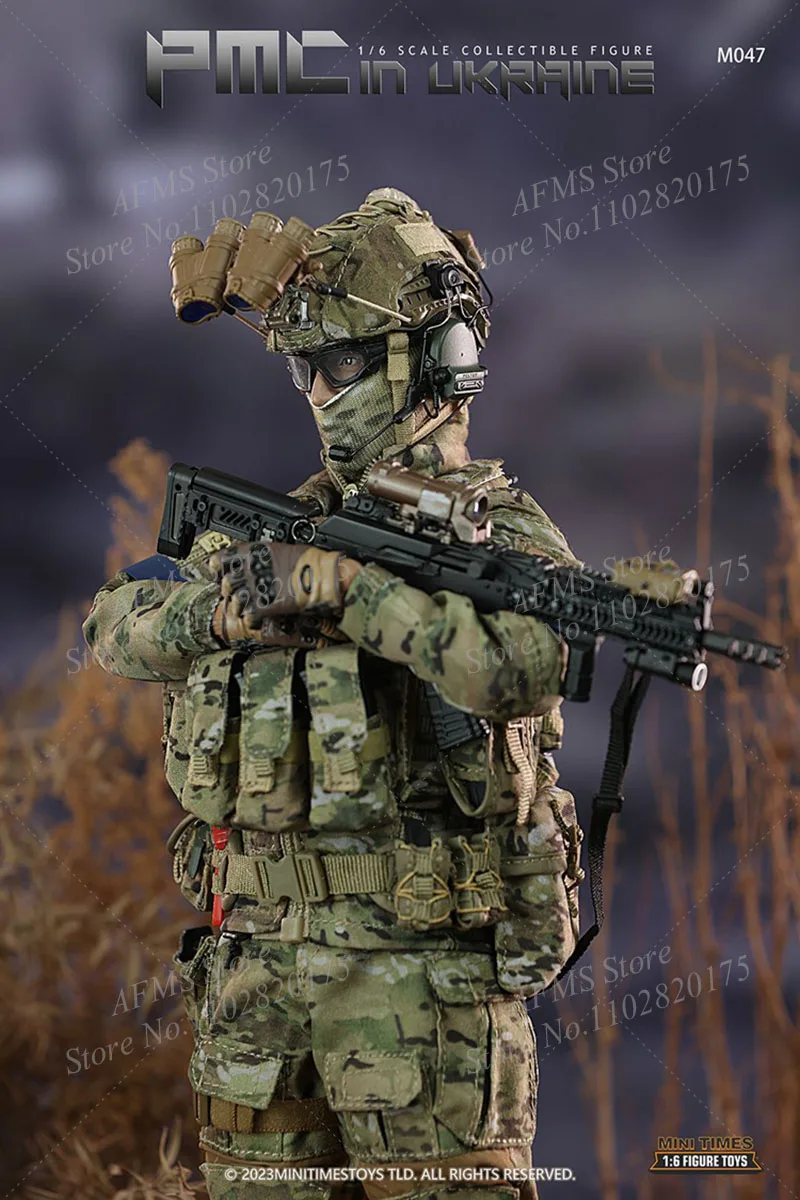 Mini Times Toys M047 1/6 Scale Collectible Figure PMC Military War Collection Dolls Full Set 12Inch Men Soldier Action Figure