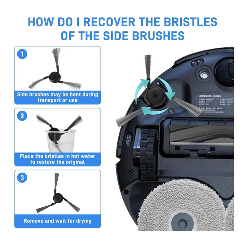 X17A 2025 НОВЫЙ набор аксессуаров для Dreame L10s Pro Ultra Heat, основные щетки, фильтры, кромковые щетки, мешки для пыли