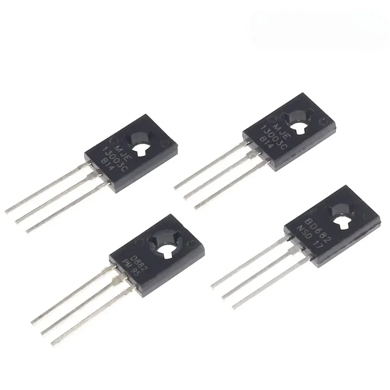 200PCS BD139 BD140 BD139 BD140 BD679  BD680 2SD882 2SB772 TO-126 D882 B772