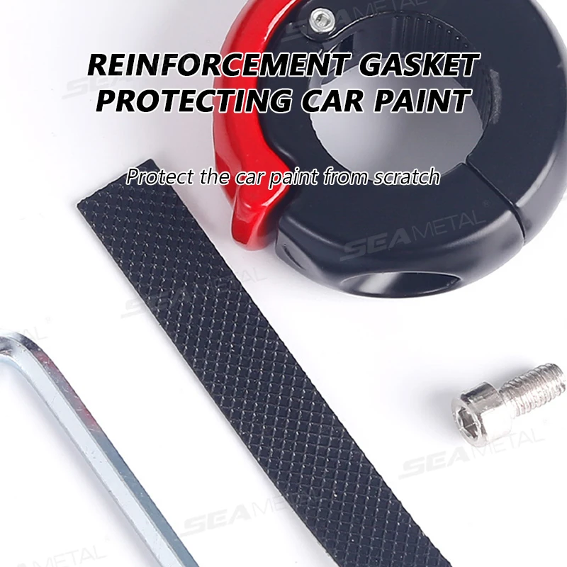 BLALION 1 مجموعة الألومنيوم شماعات هوك خوذة هوك استبدال الدراجات حقيبة للحمل هوك متعددة الوظائف دراجة نارية هوك سهلة التركيب #5