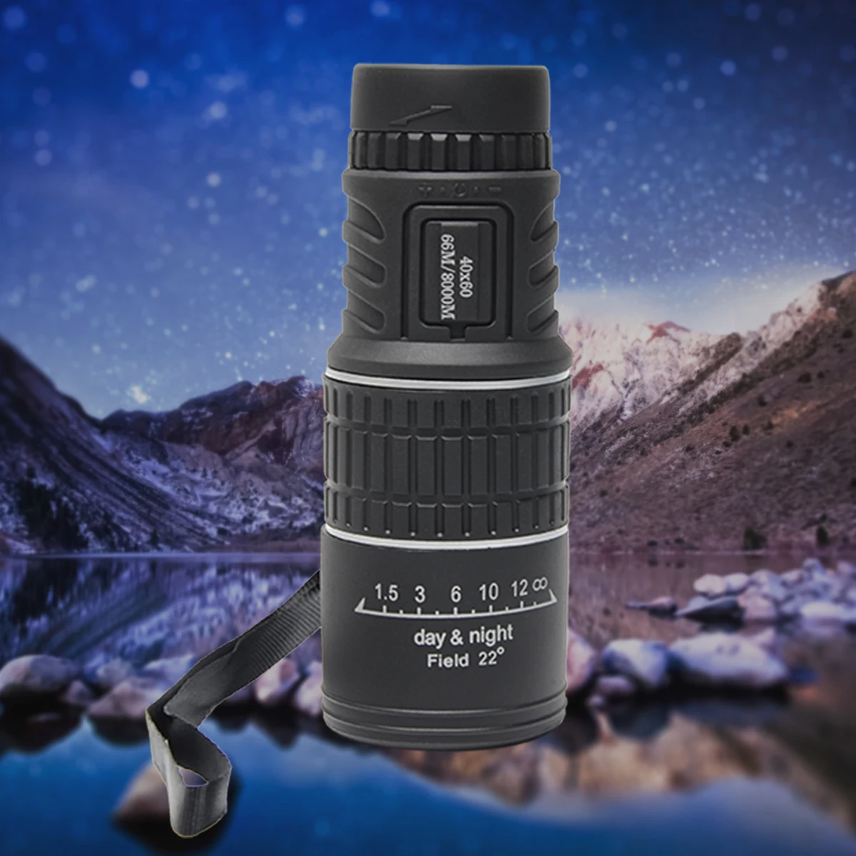 

10X40 Monocular Telescope 40X60 BAK4 Prism ABS Body for Hunting Outdoor Camping Hiking Concerts and Theatre