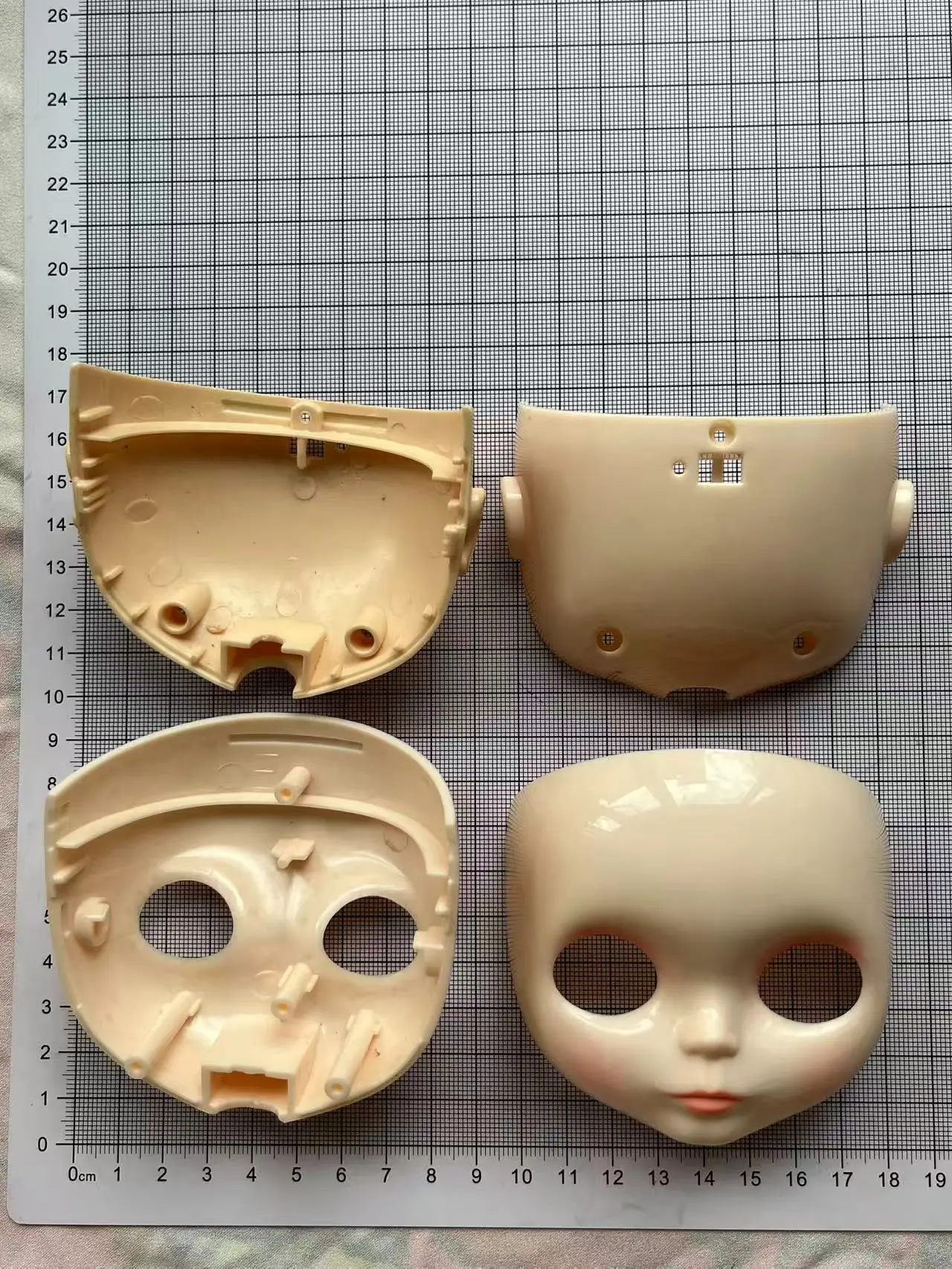 Kleine Puppengesichtsform, Gesichtszubehör für 1/3-Puppen, verschiedene Stile erhältlich für Sammelfiguren – Detail 3