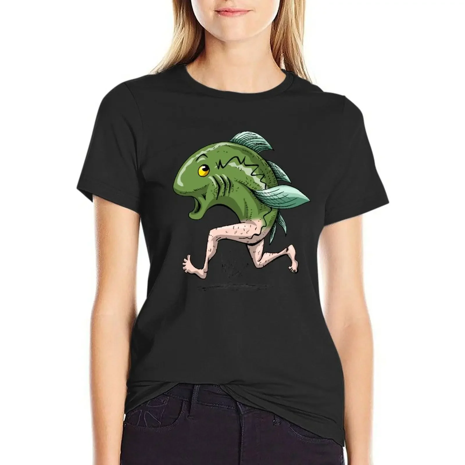 

Run T-Shirt summer clothes Female clothing cute tops black t shirts for Women