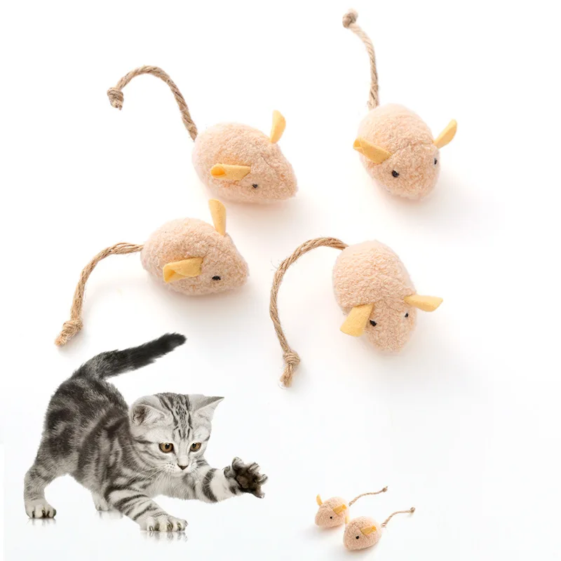 

Cat Plush Mouse Teasing Cat Interactive Toy Pet Supplies