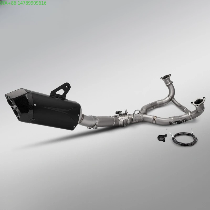 

Full-Size Custom Motorcycle ExhaustMotorcycle Exhaust Pipe Modification, Water Bird R1300GS Wire Valve Front Exhaust Pipe Tail M
