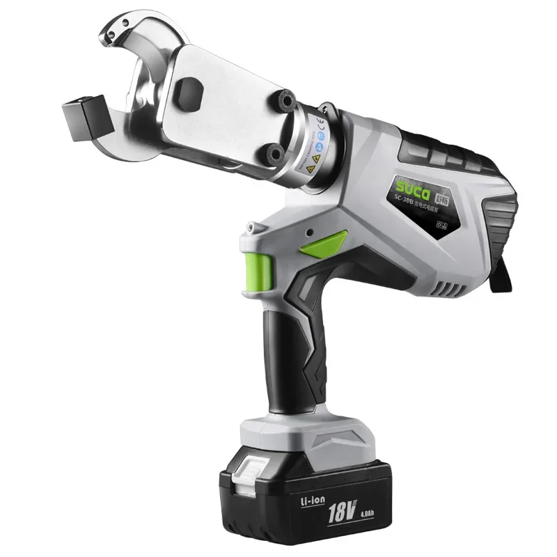 

Аккумуляторные электрические гидравлические ножницы для кабеля - портативные, высокотоннажные, открытого типа, для резки медных, алюминиевых и бронированных кабелей