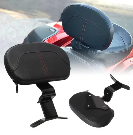 

Motorcycle Black Front Driver Rider Backrest Mounting Kit For Harley Touring CVO Street Glide Road King special Classic 09-23