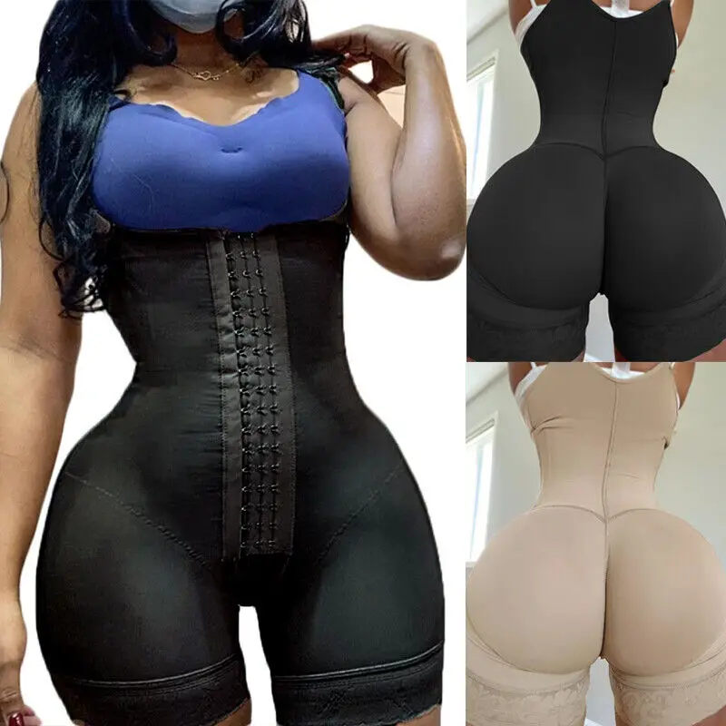 Women Slimming Full Body Shapewear Fajas Reductoras Waist Trainer Butt Lift Shaper Bodysuit Tummy Control Underbust Corset Belt