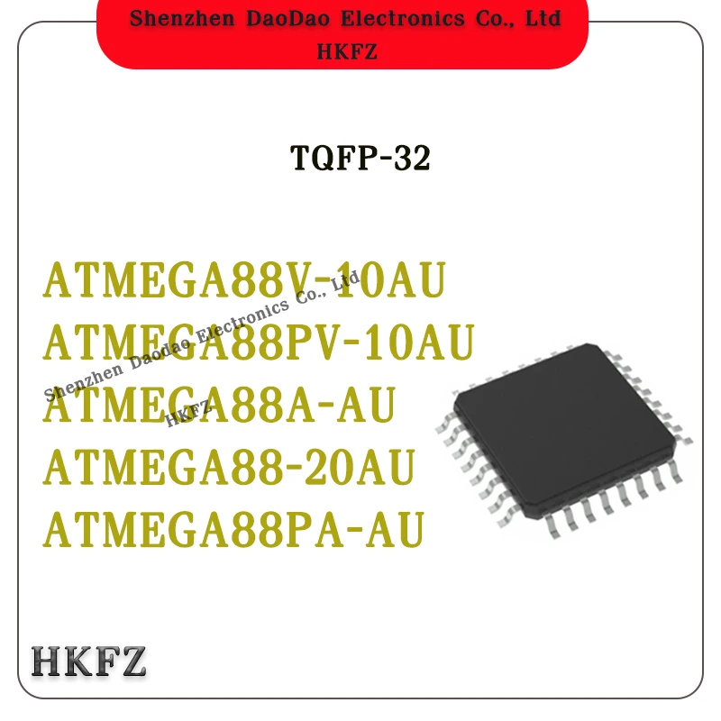 

ATMEGA88V-10AU ATMEGA88PV-10AU MEGA88PV-10AU ATMEGA88A-AU ATMEGA88-20AU ATMEGA88PA-AU MEGA88PA-U TQFP-32 Microcontroller chip IC