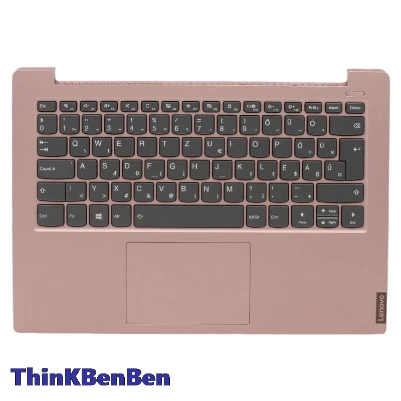 HU Hungarian Sand Pink Keyboard Upper Case Palmrest Shell Cover For Lenovo Ideapad S340 14 14IWL 14API 14IIL 14IML 5CB0S18577