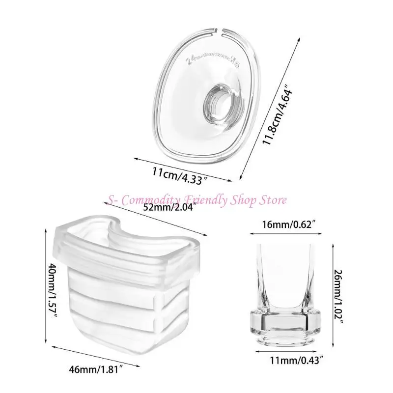 85ae membranas silicone macio válvulas bico pato substituição peça reparo da bomba tira leite para s18/s21 bomba
