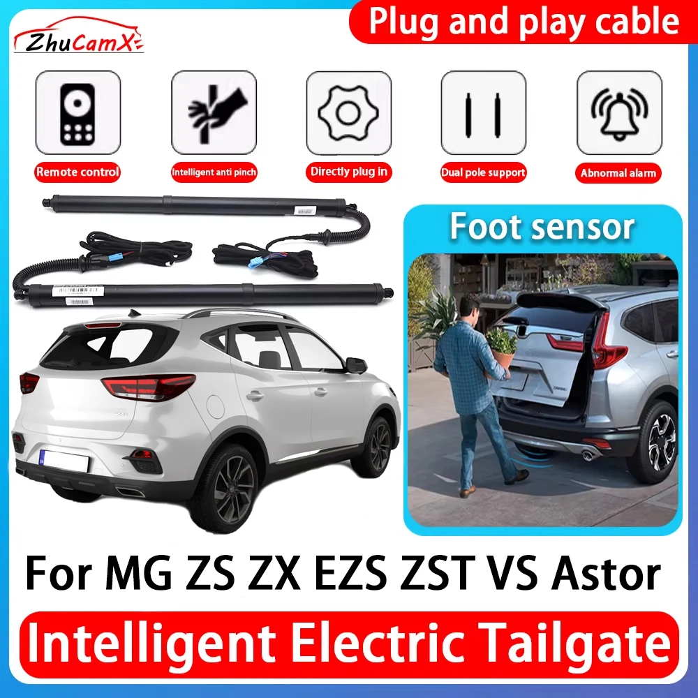 ZhuCamX Auto Power Kofferbak Elektrische Zuig Achterklep Intelligente Achterklep Lift Strut Voor MG ZS ZX EZS ZST VS Astor 2017 ~ 2024