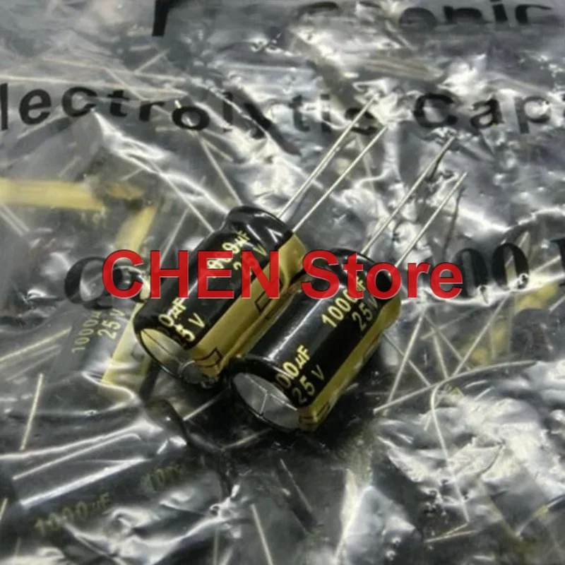 20PCS/lot matsushita FM 25V1000UF 12.5X20MM ultra low internal resistance Electrolytic Capacitor 1000uf 25v free shipping