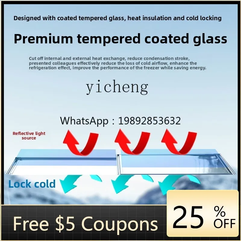 

Fried Skewers Stall Refrigerated Fresh-Keeping Countertop Freezer Small Display Freezer Commercial Horizontal Freezer