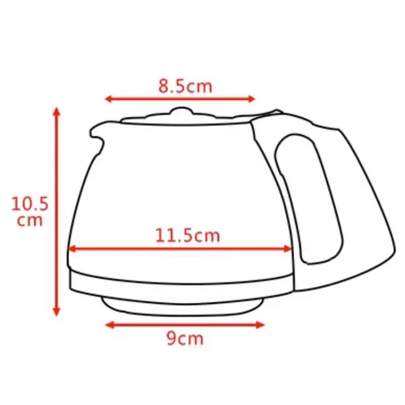 Suitable for Midea KFD101 coffee machine replacement glass pot