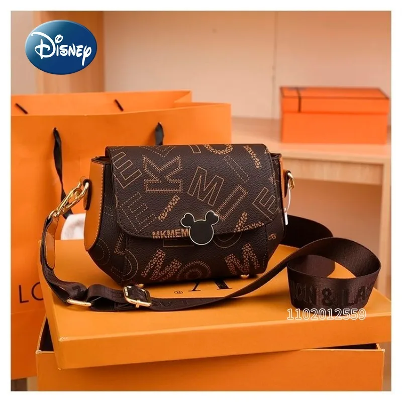 Disney Mickey New Women's Shoulder Bag Luxury Brand Fashion Women's Shoulder Messenger Bag Cartoon Cute Women's Bag High Quality