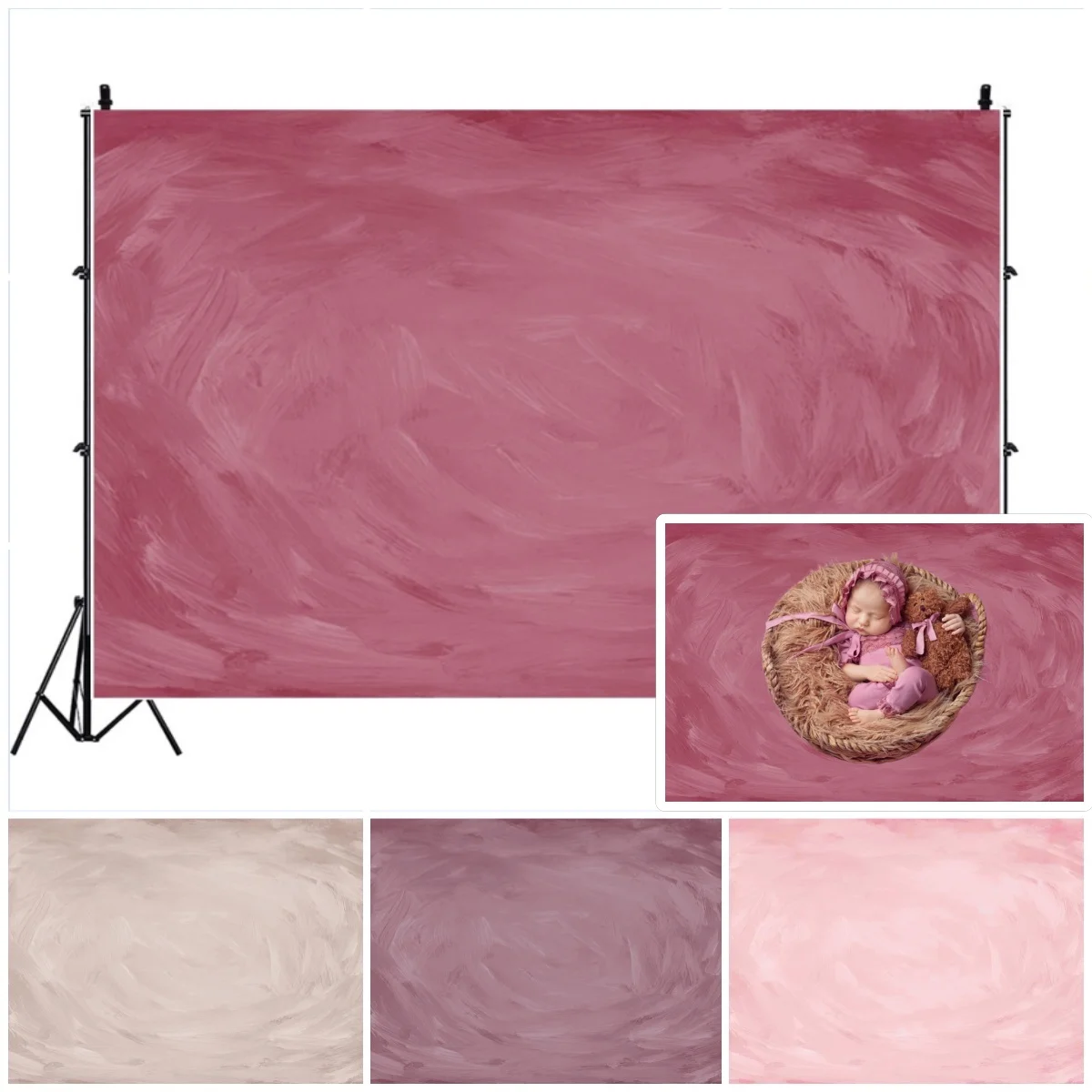 

Сплошной цвет фон для фотосъемки ретро текстура новорожденного взрослый портретный фон на день рождения для фотографий реквизит для фотосессии