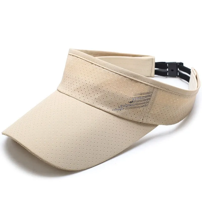 Mens And Womens New Summer Quick Drying Mesh Roofless Outdoor Sunshade Hat