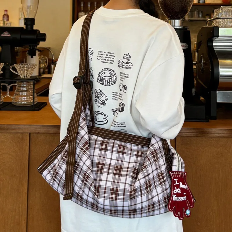 Waterproof Portable Multifunctional Travel Messenger Bag Crossbody Large Capacity For Commute Work Outdoor Urban Black Canvas