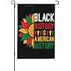 Black History Month Juneteenth Garden Flag Double Sided 12 x 18 Inch jjp