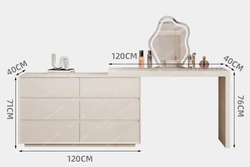 Drawer Vanity Table Decor Makeup White Luxury Corner Bedroom Vanity Table Adult Sets Modern Coiffeuse Chambre Furniture