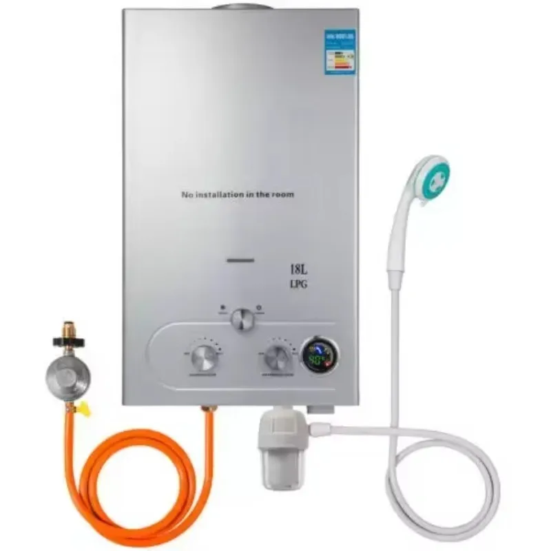 Calentador de Agua a Gas LPG sin Tanque de 18L, Calentadores de Agua Inteligentes, Oferta Especial