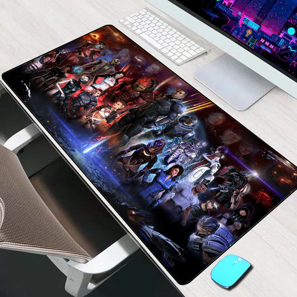 Mass Effect Large Mouse Pad Gaming Accessories Mouse Mat Keyboard Mat PC Gamer Desk Pad XXL Computer Mousepad Laptop Mausepad