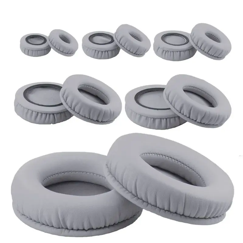 Headphone Earpads Covers 60mm 70mm 45mm-110mm Earphone Earmuffs Replaced Old Earpads Soft Mats Comfortable to Wear