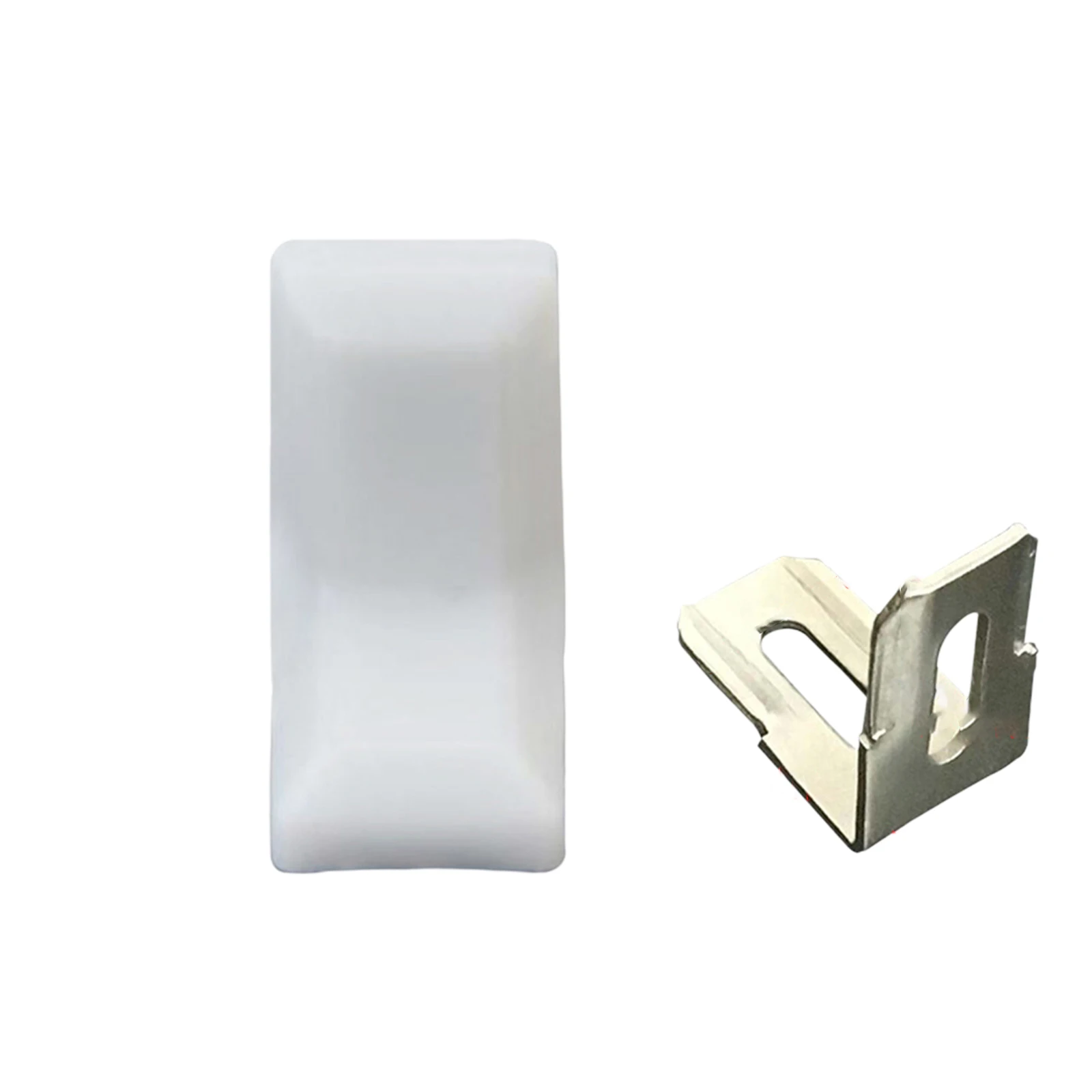 40PCS Metal L Shape Right Angle Corner Brackets,Shelf Bracket,Plastic Ourside Metal Furniture Hardware