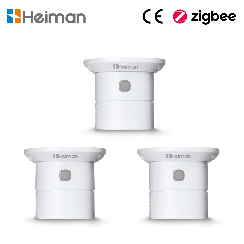 Heiman Zigbee Koolmonoxide Detector Hoge Gevoeligheid Co Sensor Geschikt Voor Smart Huizen