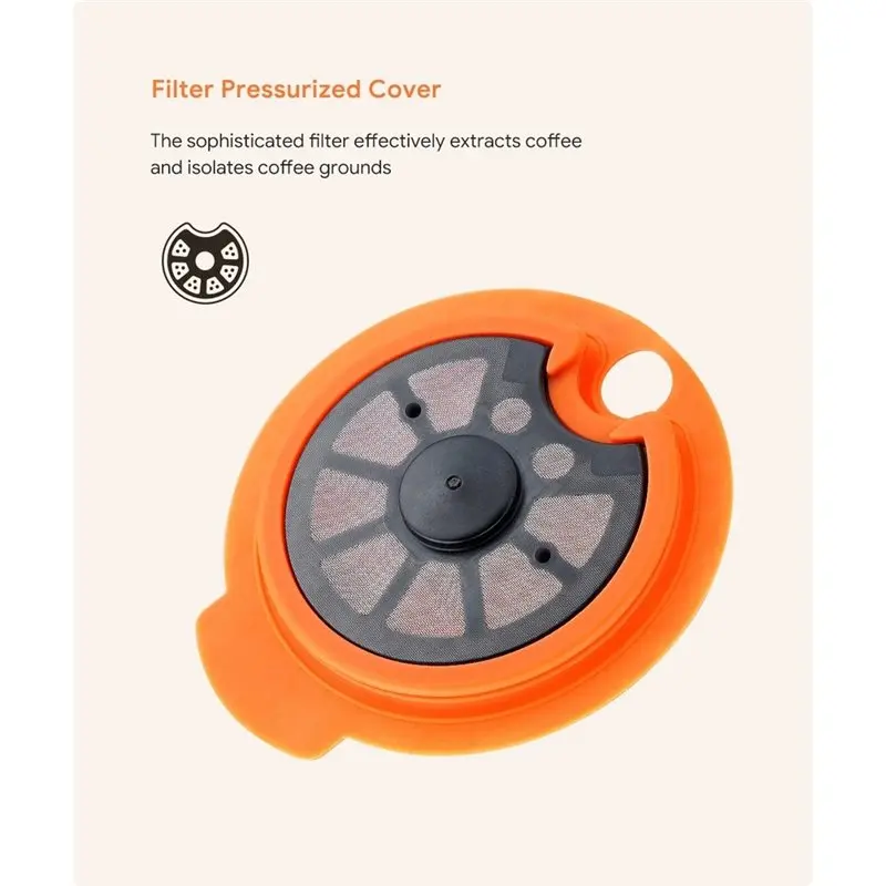 A50Q-Coffee Capsule Filters Reusable Pods For BOSCH-S Machine Tassimo Silicone Lid Capsule Cup Bean Pod Manufacturer
