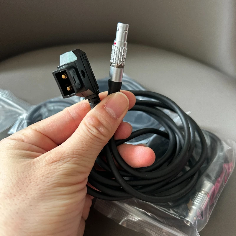 Elbow /Straight Head D-TAP B To Remo 0B 2 Pin Power Cable Compatible W Weigu Mammoth 2-core Teradek Wireless Image Transmission