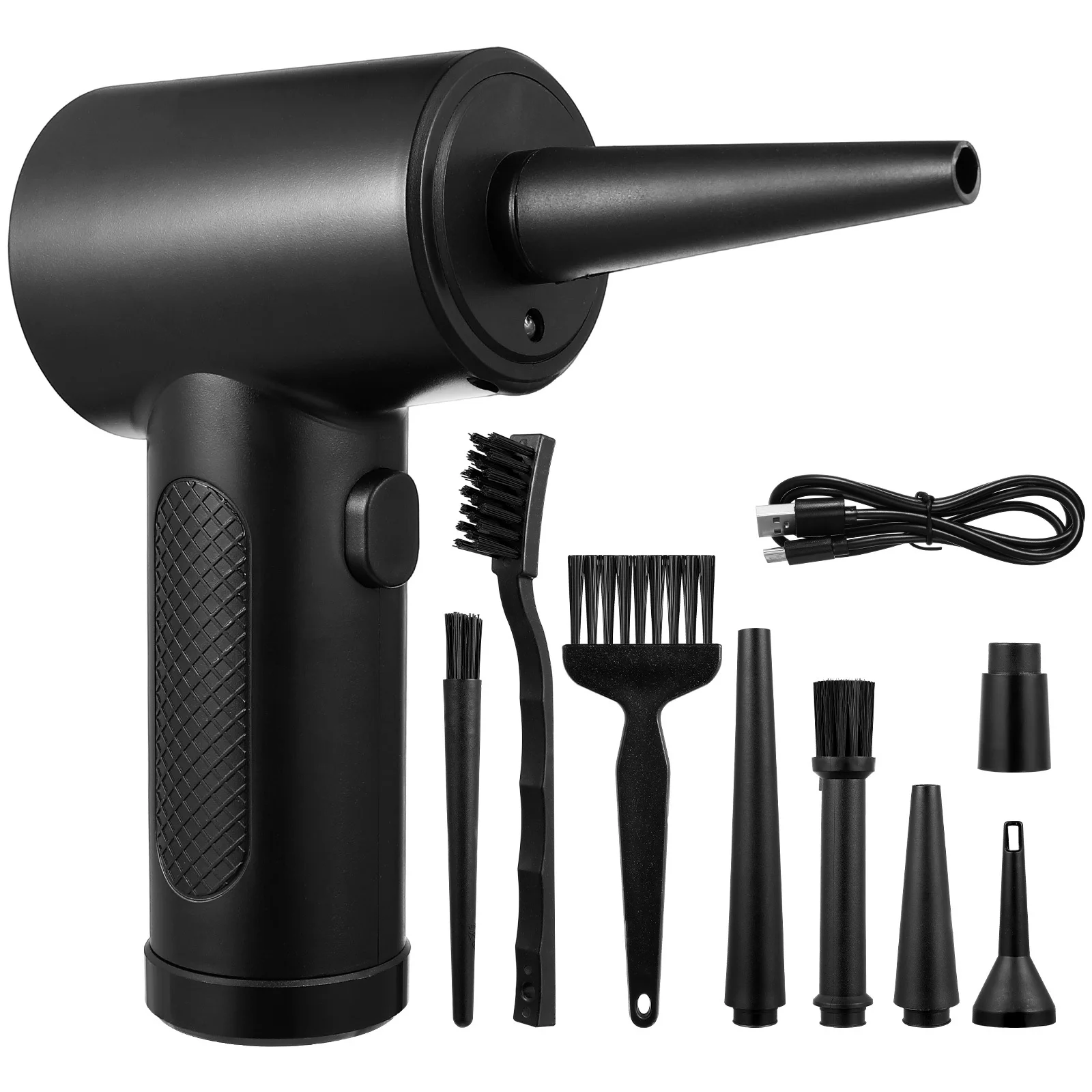 

Electric Compressed Air Duster Cordless Handheld Blower for Computer Keyboard Camera Electronic Devices Strong Wind Rechargeable