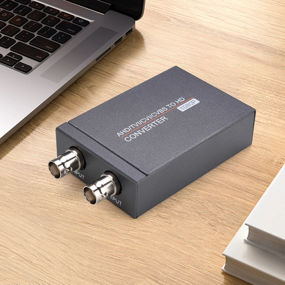 Konverter Kompatibel dengan AHD/TVI/CVI/CVBS Ke HDMI Konverter Video 3MP/4MP/5MP/8MP Konverter Sinyal Kamera Full HD