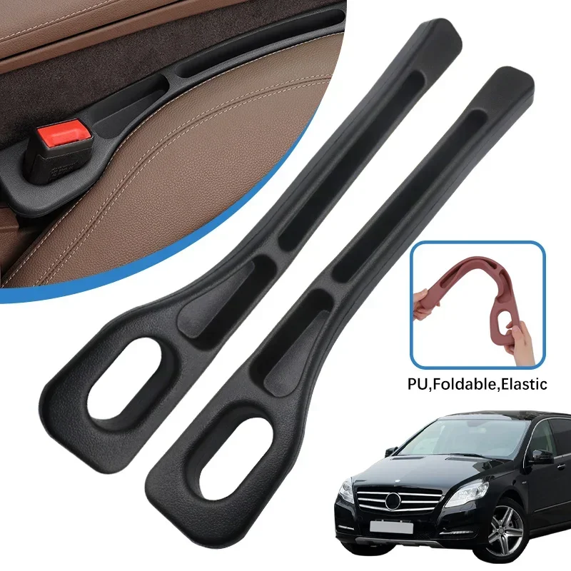 2PCS For Mercedes Benz R class r230 r350 Car Seat Gap Filling Plug Cushion Side Seam Leak Proof Strip Auto Accessories