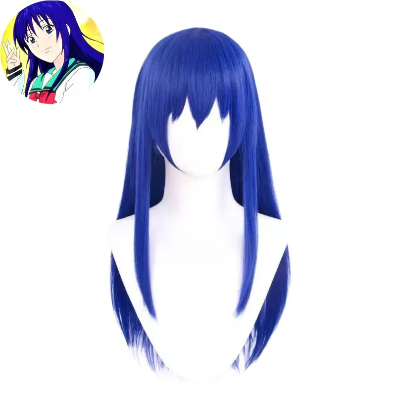 

Kusuo Saki's Disaster Shinmi Takahashi Cosplay Wig Long Blue Straight Hair