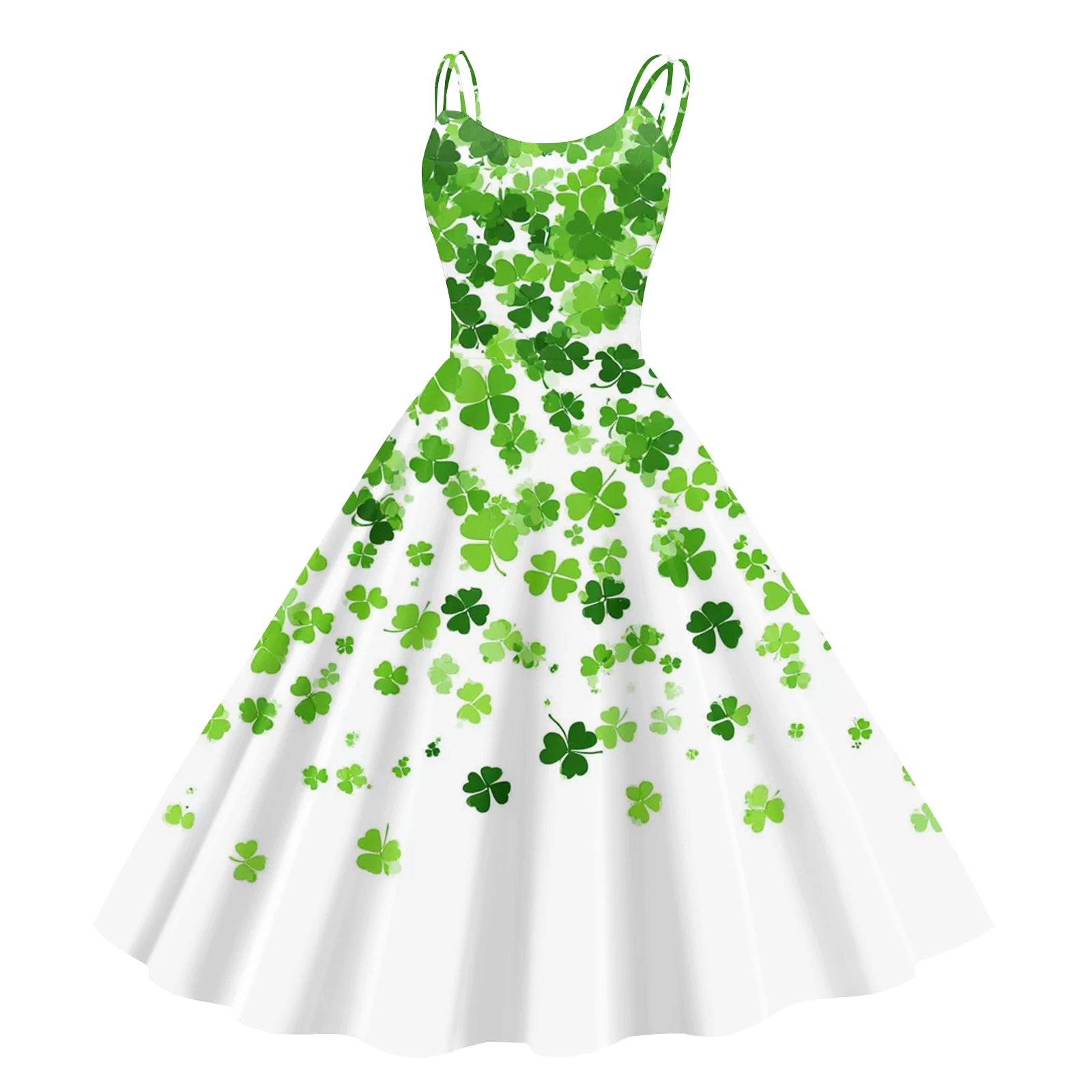 女性のドレス聖パトリックの日プリントファッションカジュアルセクシーなオフショルダーパンクレトロドレス A ラインホリデードレス女性のための