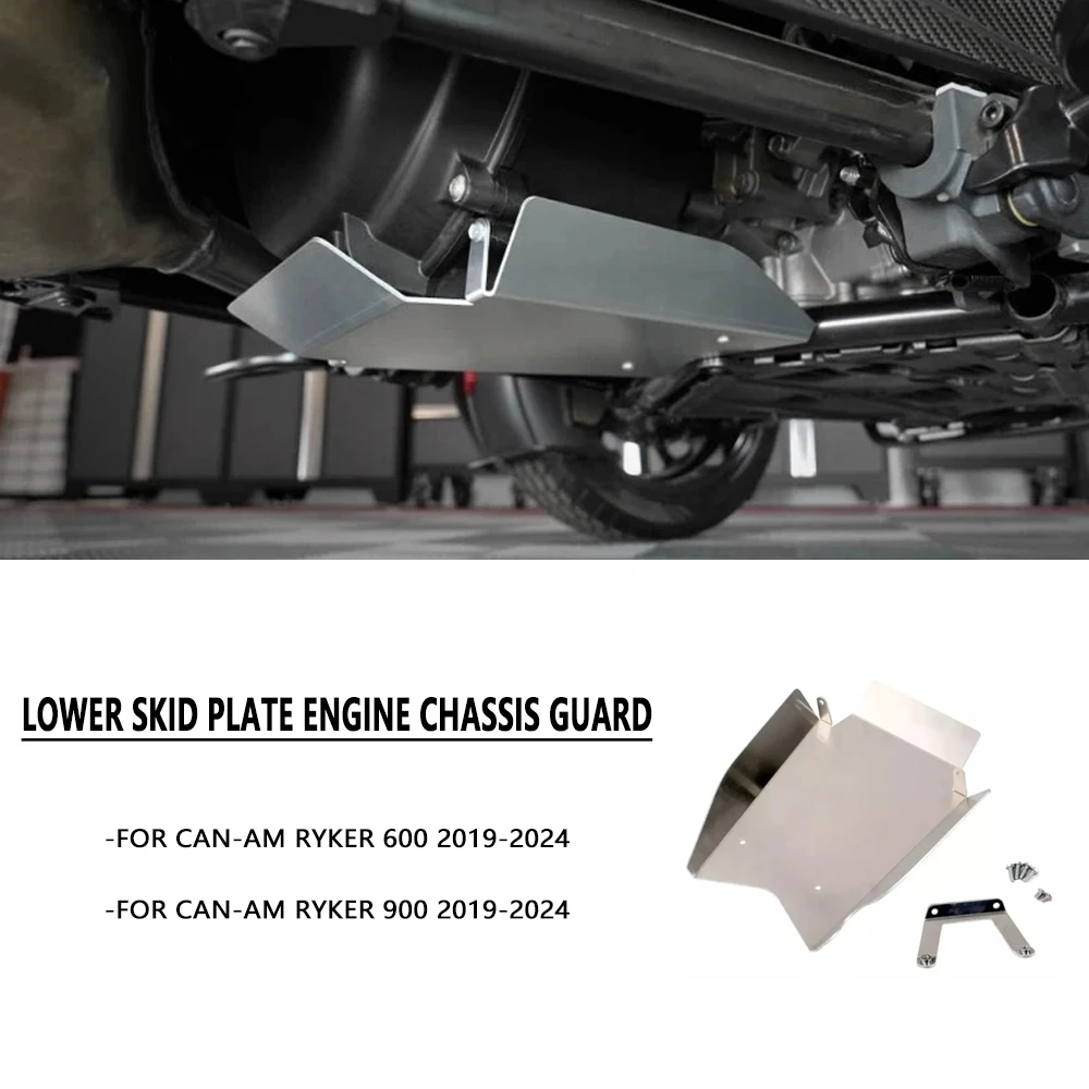 

Fit For Can-Am Ryker 600 900 ACE 2019-2024 New Motorcycle Aluminum Lower Skid Plate Engine Body Panels Guard