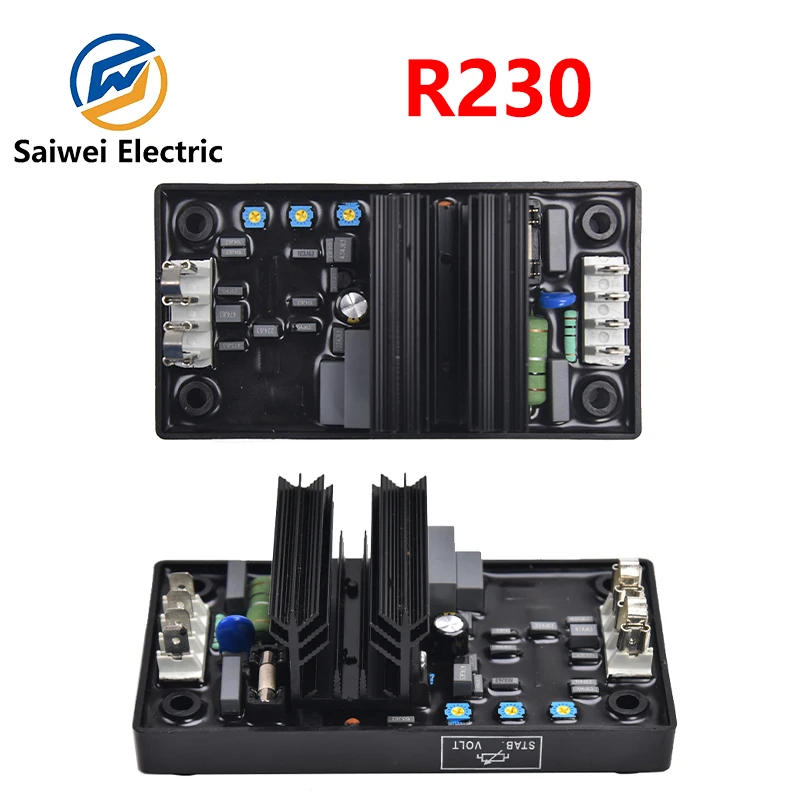 AVR R230 generator automatic voltage stabilizer 220V 380V AC three-phase diesel power supply switch adjustable controller