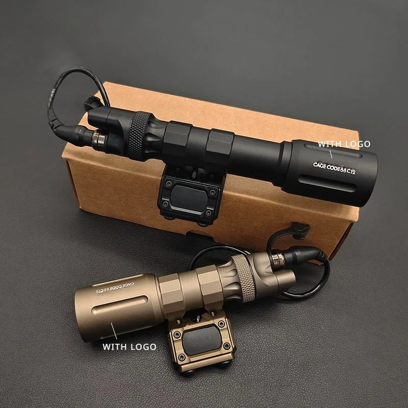 Taktische Ausrüstung Taschenlampe V2 LED 1000LM Jagd-Scout-Licht Scout-Leuchten Modbutton Druckschalter Passend für 20mm Schiene – Detail 2