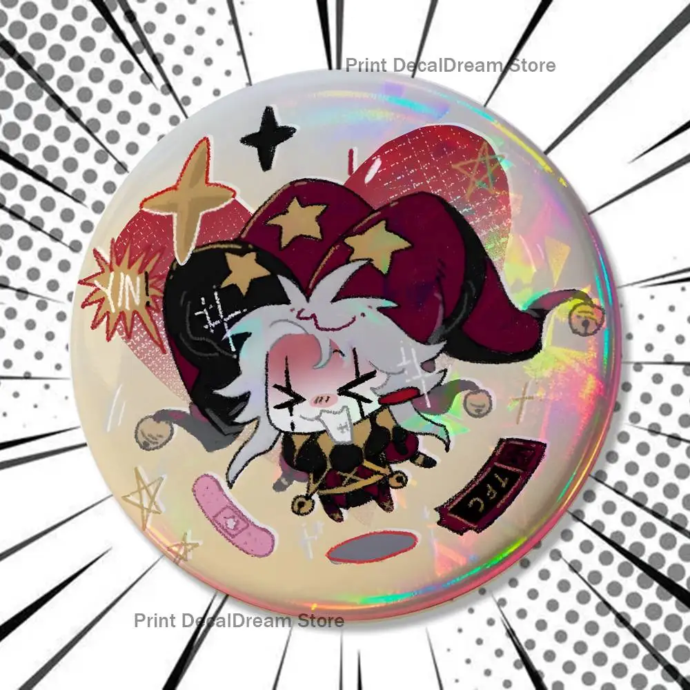Pierrot The F-Freak Circus Badges Creative Tinplate Button Pins Brooch Creative Quotes Badge Clothes Backpack Jewelry Gift
