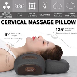 Almofada De Massagem Cervical Quente, Espinha De Dormir, Massageador De Pescoço, Não-tração, Compressa De Aquecimento, Tratamento De Relaxamento