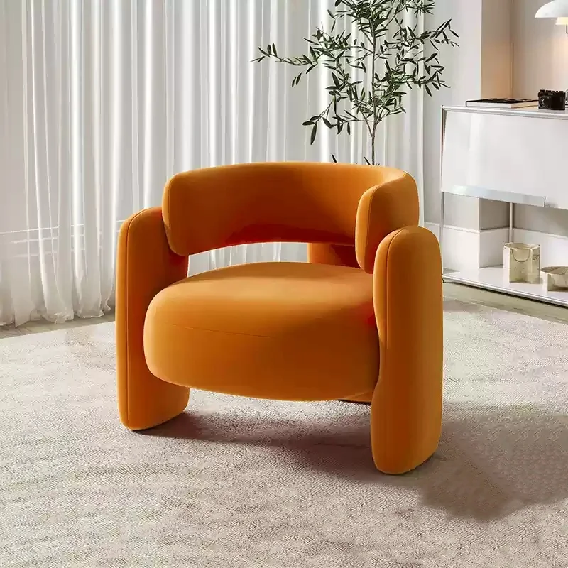 

Beauty Wholesale Single Sofa Chair Balcony Light Luxury Single Chair From China Supplier Acrylic Chairs