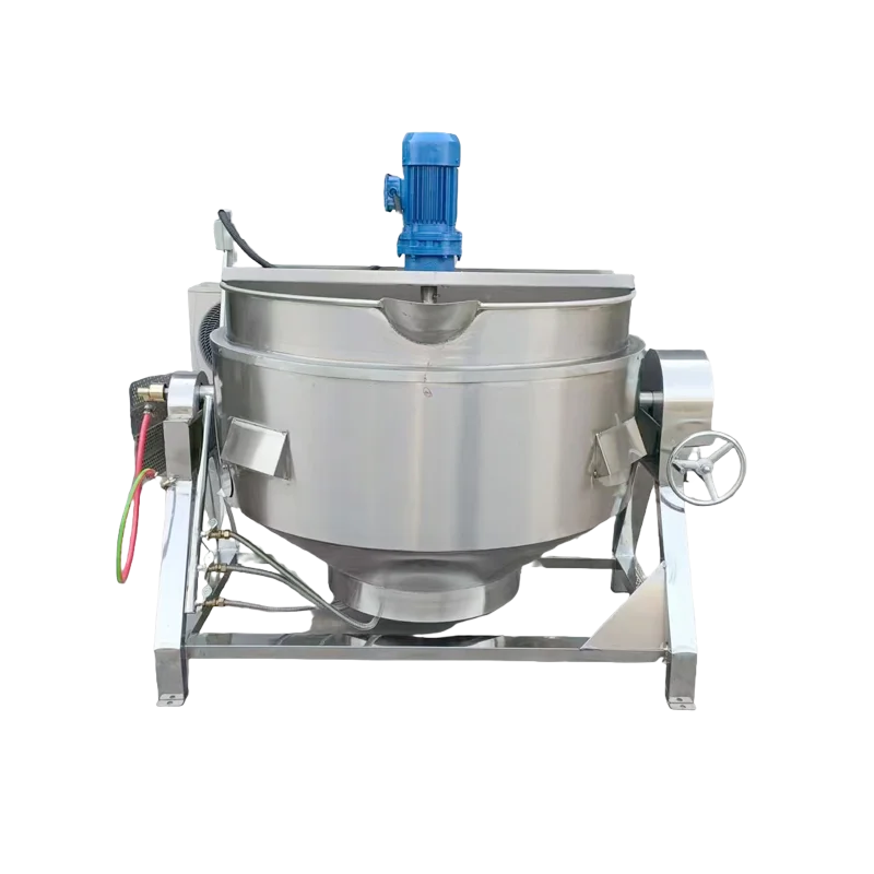 Stainless Steel Commercial Electric Steam Heating Potato Crush Industrial Cooking Pot Caramel Belt Blender