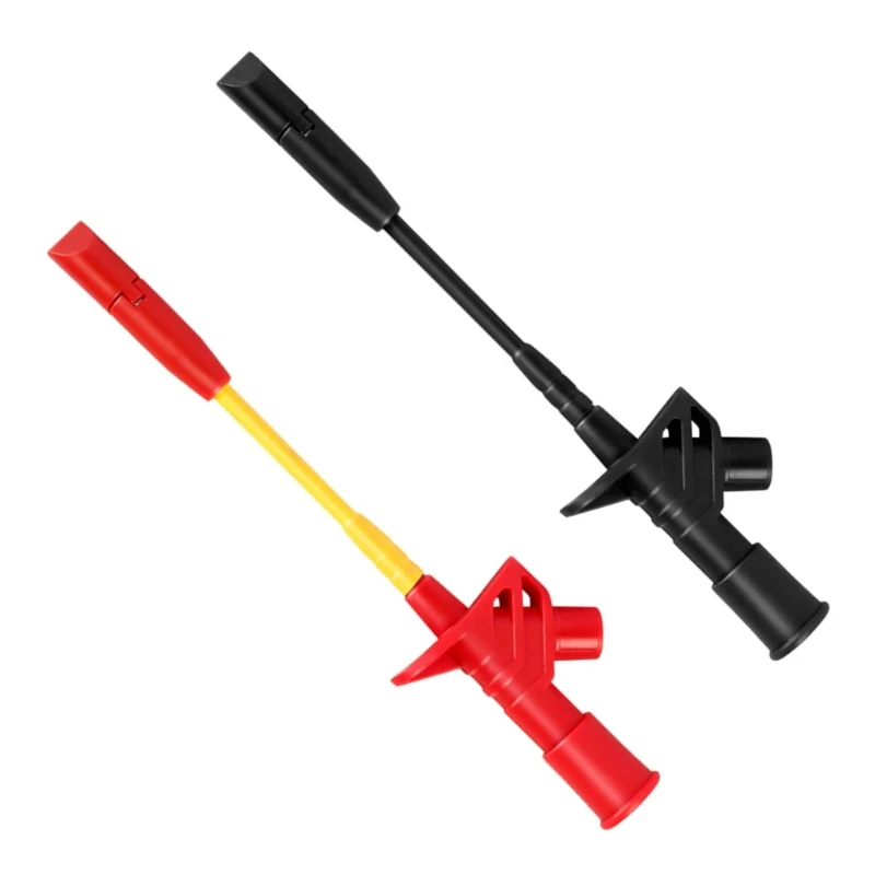 4mm Socket Connection Wire Insulation Piercing Probe Test Clip for Car Circuit Dropship